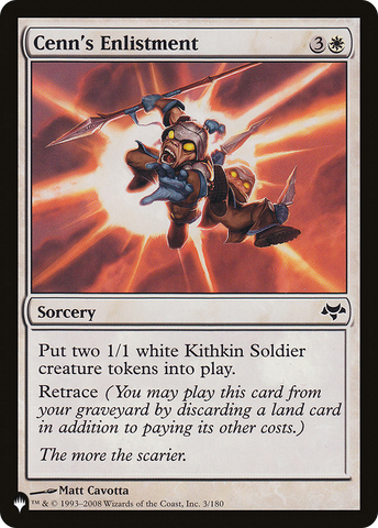 Cenn's Enlistment [The List] Magic: The Gathering