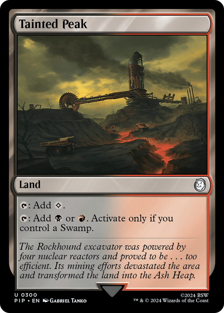Tainted Peak [Fallout] Magic: The Gathering