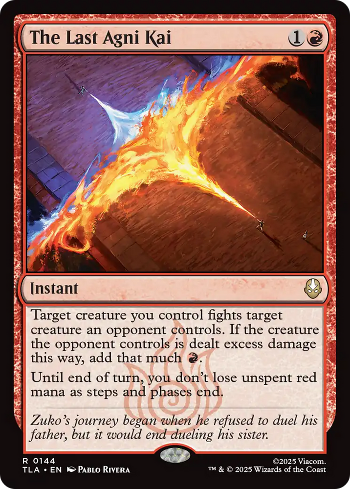The Last Agni Kai [Avatar: The Last Airbender] Magic: The Gathering