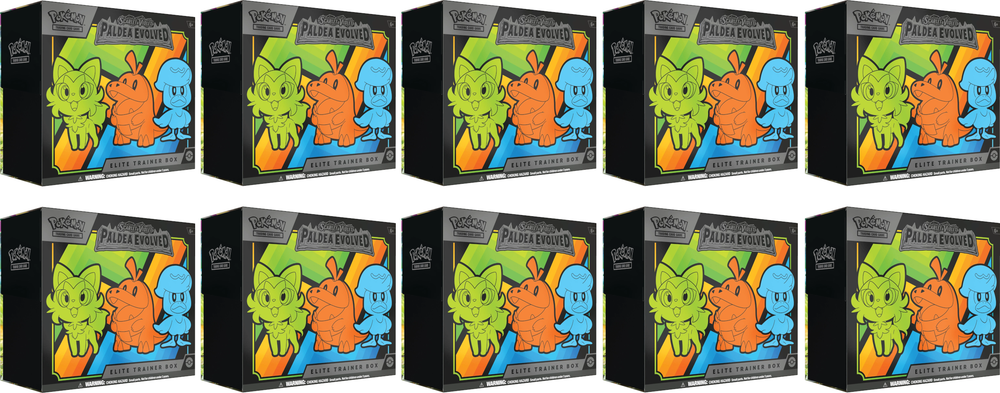 Scarlet & Violet: Paldea Evolved - Elite Trainer Box Case Pokémon