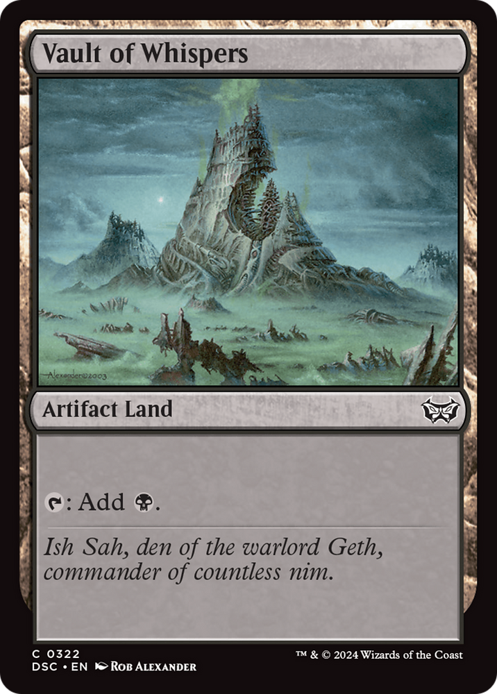 Vault of Whispers [Duskmourn: House of Horror Commander] Magic: The Gathering