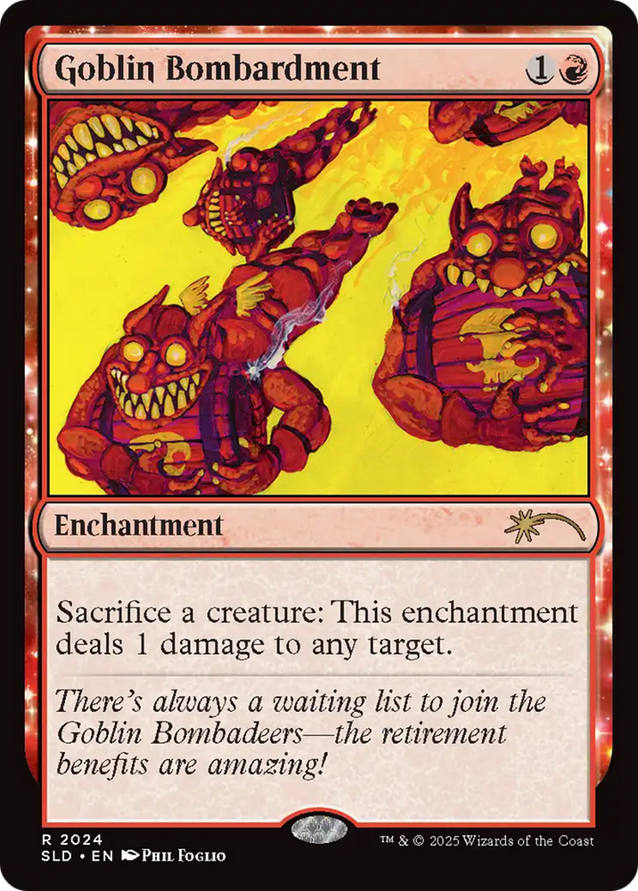 Goblin Bombardment (2024) (Rainbow Foil) [Secret Lair Drop Series] Magic: The Gathering