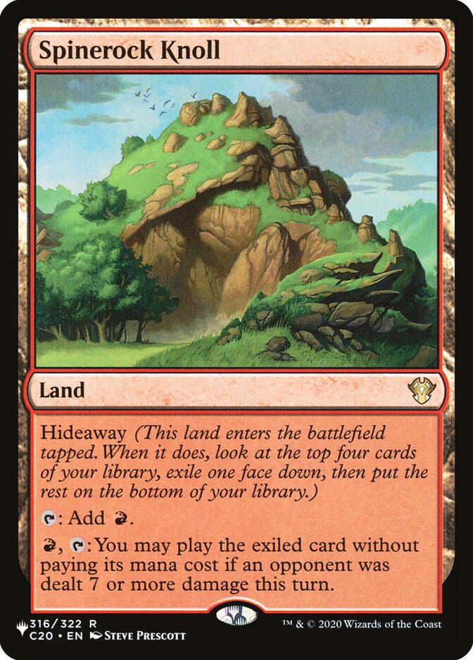 Spinerock Knoll [Secret Lair: Heads I Win, Tails You Lose] Magic: The Gathering