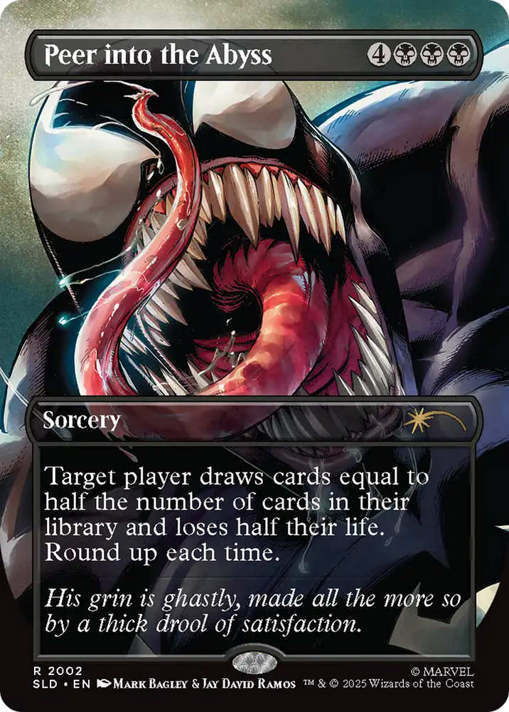Peer into the Abyss (2002) [Secret Lair Drop Series] Magic: The Gathering