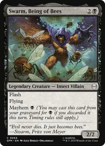 Swarm, Being of Bees [Marvel's Spider-Man] Magic: The Gathering