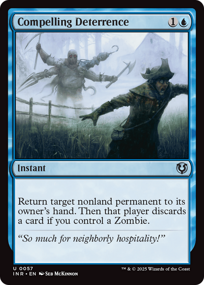 Compelling Deterrence [Innistrad Remastered] Magic: The Gathering