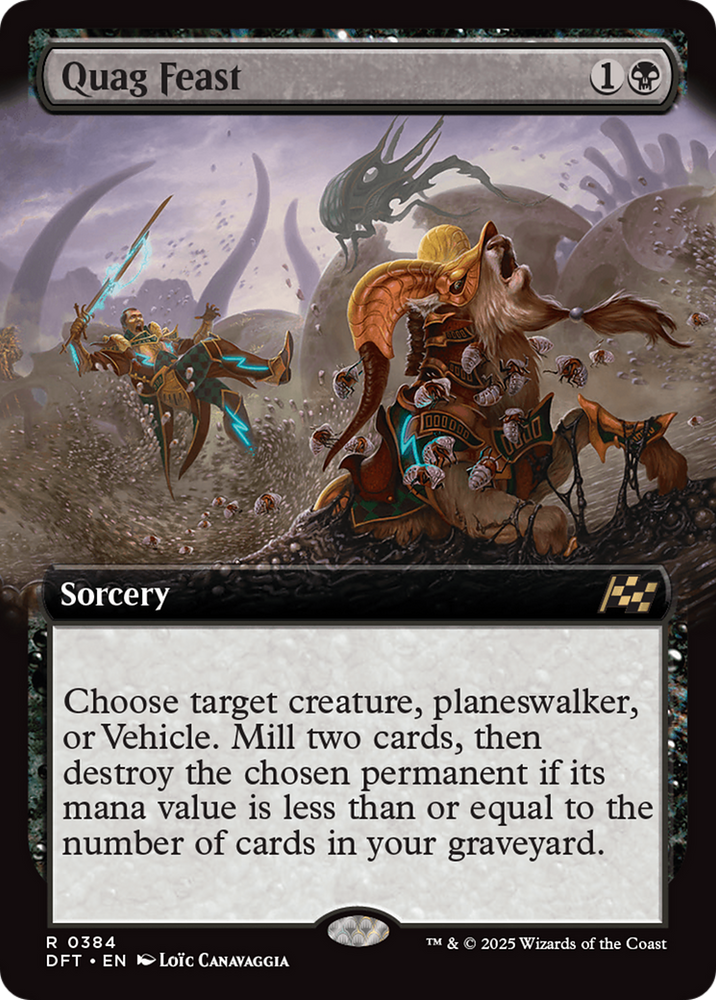 Quag Feast (Extended Art) [Aetherdrift] Magic: The Gathering