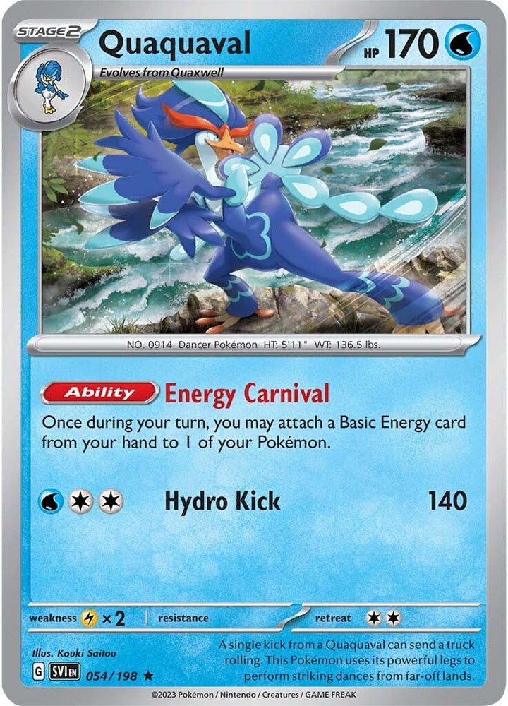Quaquaval (054/198) [Scarlet & Violet: Base Set] Pokémon