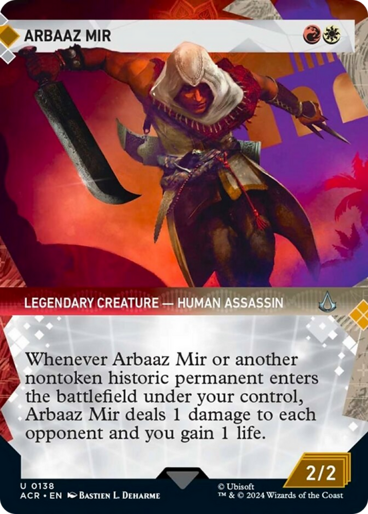 Arbaaz Mir (Showcase) [Assassin's Creed] Magic: The Gathering