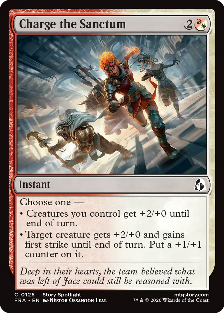 Charge the Sanctum [Reality Fracture] Magic: The Gathering