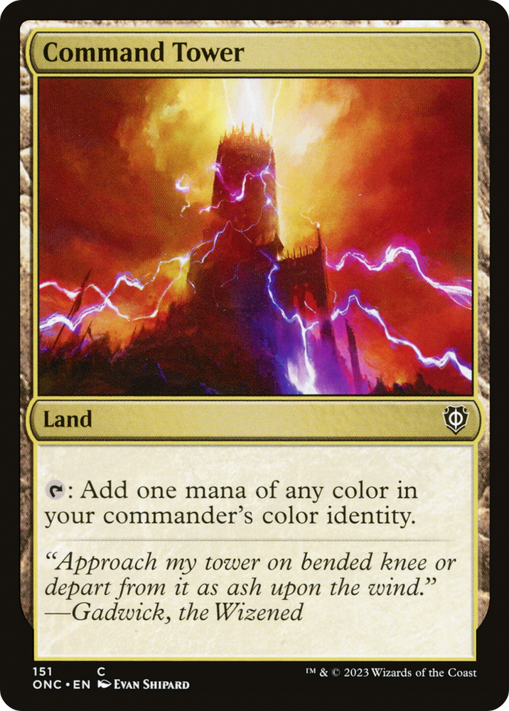 Command Tower [Phyrexia: All Will Be One Commander] Magic: The Gathering