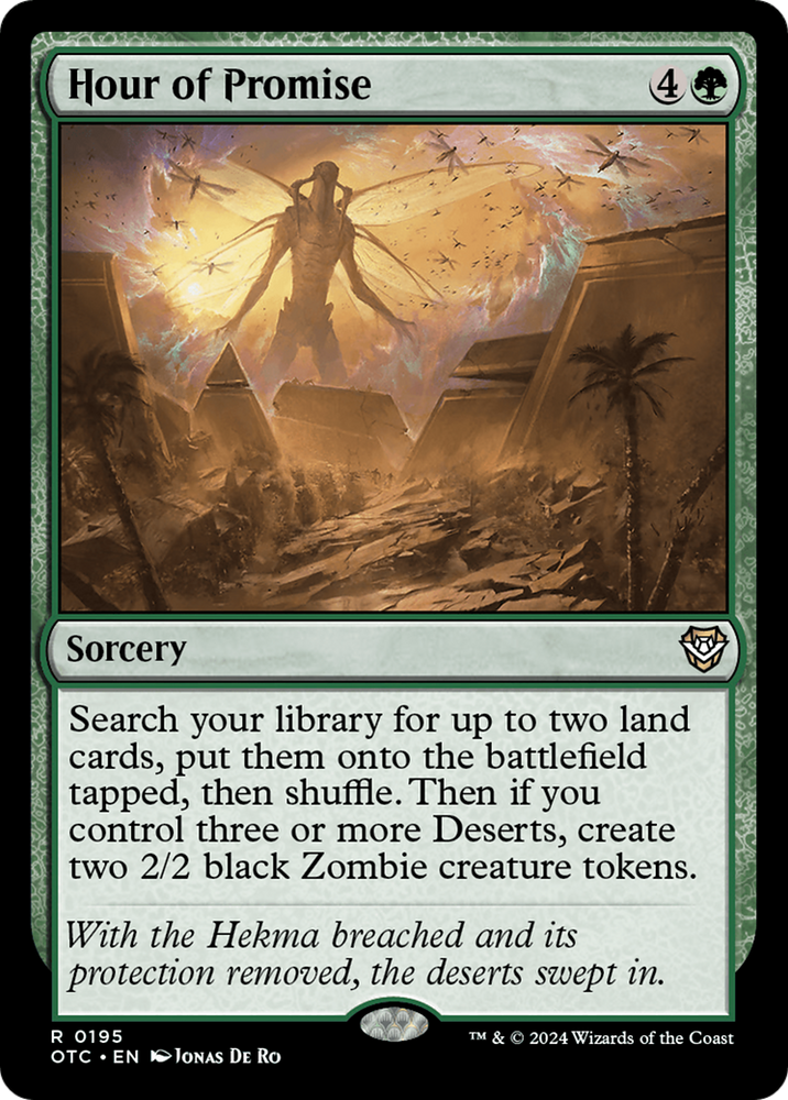Hour of Promise [Outlaws of Thunder Junction Commander] Magic: The Gathering
