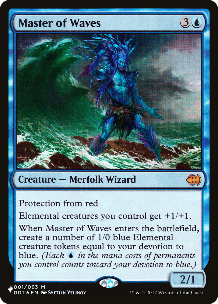 Master of Waves [The List] Magic: The Gathering