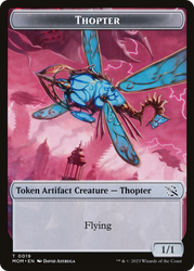 Soldier // Thopter Double-Sided Token [March of the Machine Tokens] Magic: The Gathering