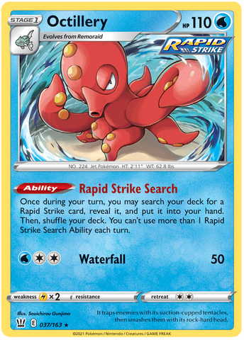 Octillery (037/163) [Sword & Shield: Battle Styles] Pokémon