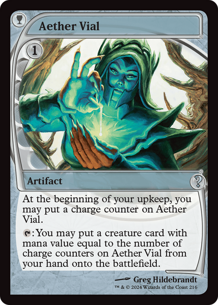 Aether Vial (Future Sight) [Mystery Booster 2] Magic: The Gathering