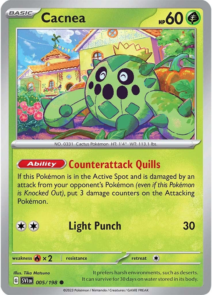 Cacnea (005/198) [Scarlet & Violet: Base Set] Pokémon