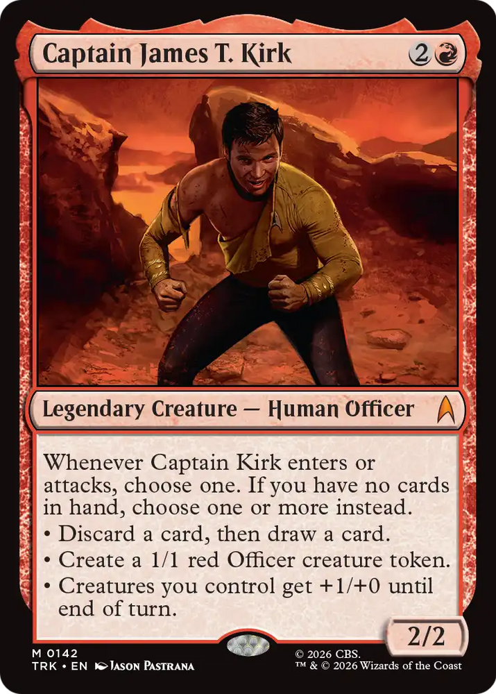 Captain James T. Kirk [Star Trek] Magic: The Gathering