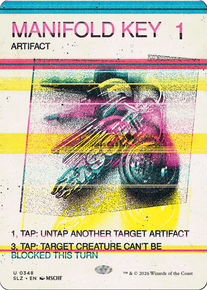 Manifold Key (0348) [Secret Lair x MSCHF: The Zeta Set] Magic: The Gathering