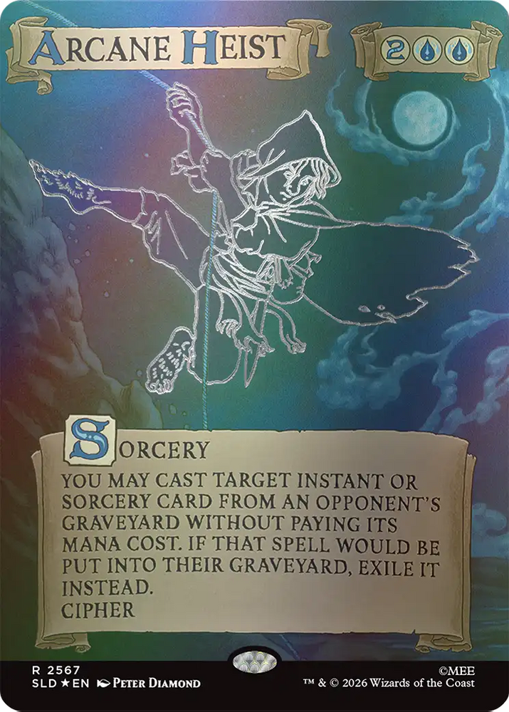 Arcane Heist (Out Of Sight Foil) [Secret Lair Drop Series] Magic: The Gathering