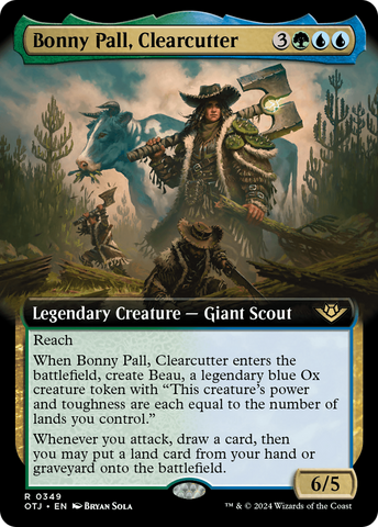 Bonny Pall, Clearcutter (Extended Art) [Outlaws of Thunder Junction] Magic: The Gathering