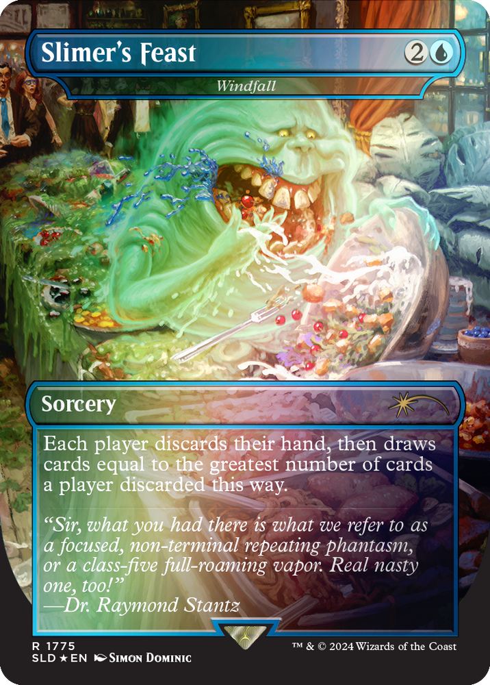 Slimer's Feast - Windfall (Rainbow Foil) [Secret Lair Drop Series]