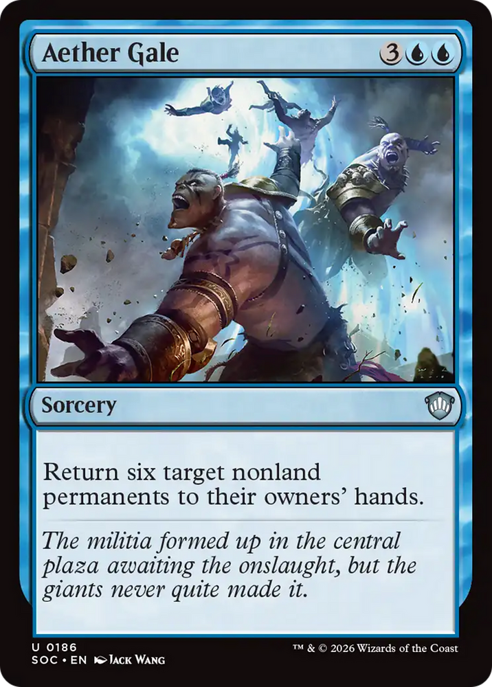 Aether Gale [Secrets of Strixhaven Commander] Magic: The Gathering