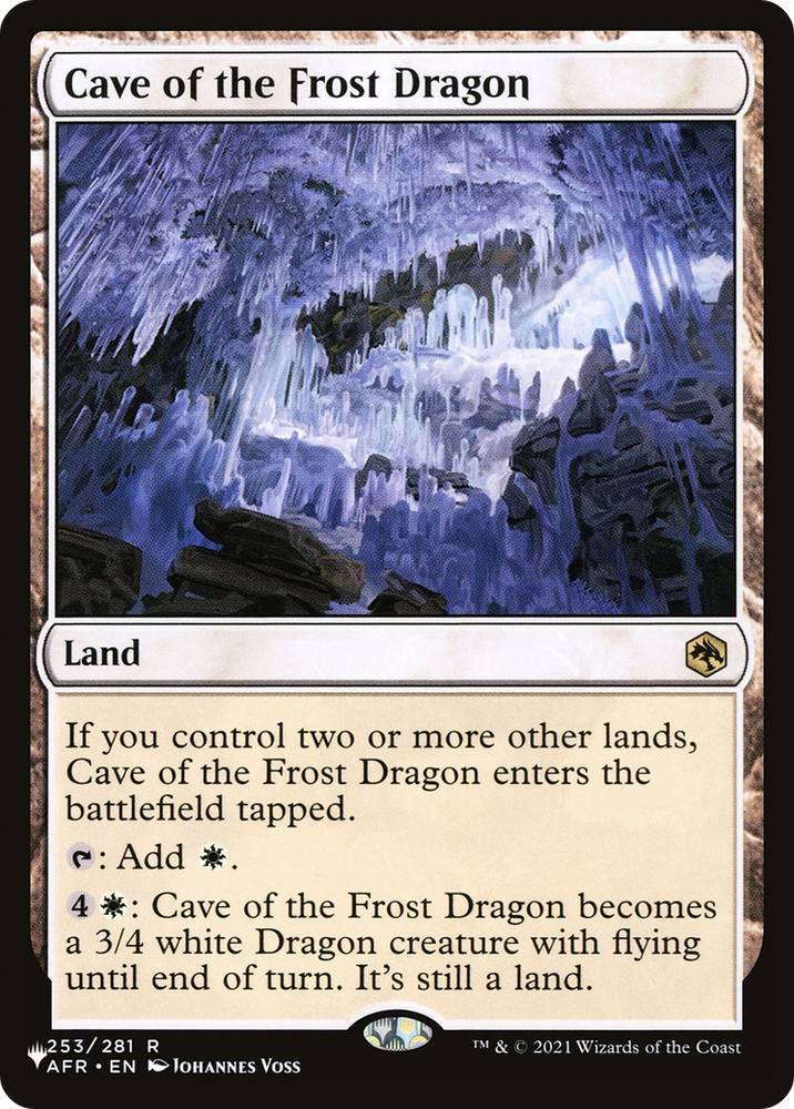 Cave of the Frost Dragon [The List] Magic: The Gathering