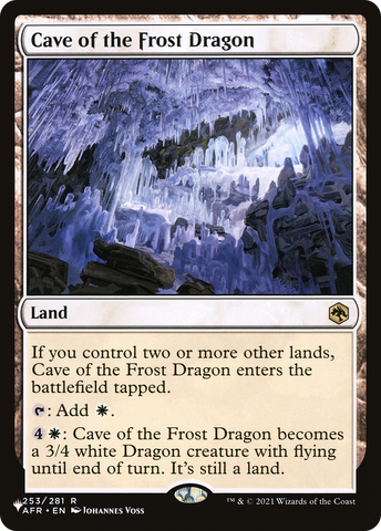 Cave of the Frost Dragon [The List] Magic: The Gathering