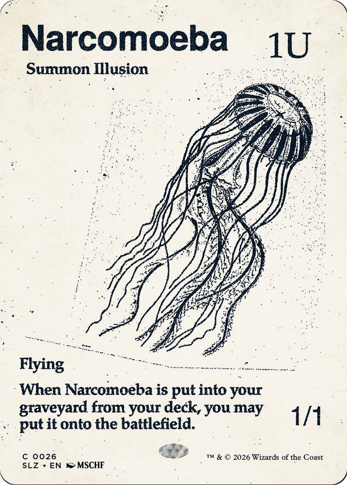 Narcomoeba (0026) [Secret Lair x MSCHF: The Zeta Set] Magic: The Gathering