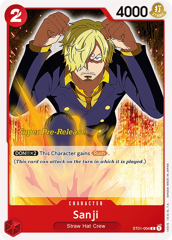 Sanji [Super Pre-Release Starter Deck: Straw Hat Crew] Bandai
