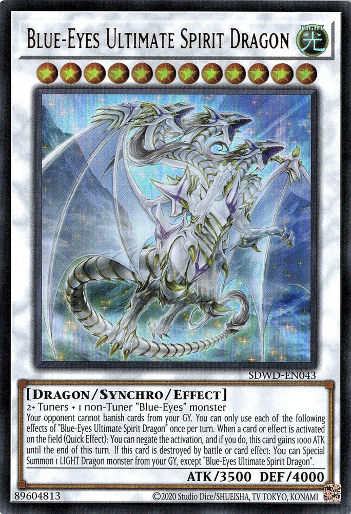 Blue-Eyes Ultimate Spirit Dragon (Unlimited) [SDWD-EN043] Ultra Rare Yu-Gi-Oh!