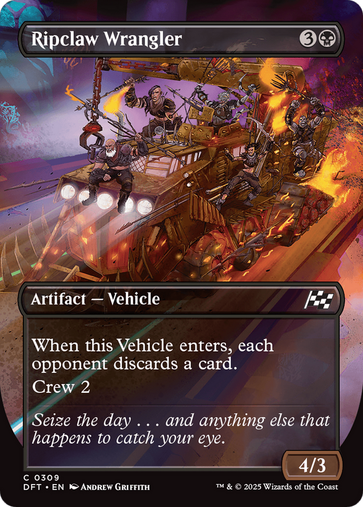 Ripclaw Wrangler (Borderless) [Aetherdrift] Magic: The Gathering