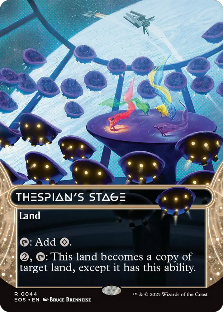 Thespian's Stage (0044) (Borderless) [Edge of Eternities: Stellar Sights] Magic: The Gathering