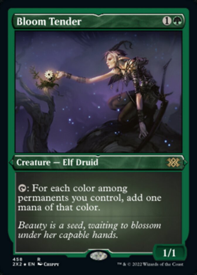 Bloom Tender (Foil Etched) [Double Masters 2022] Magic: The Gathering