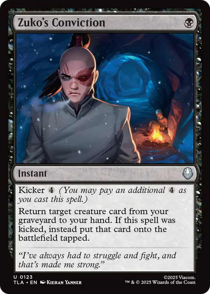 Zuko's Conviction [Avatar: The Last Airbender] Magic: The Gathering