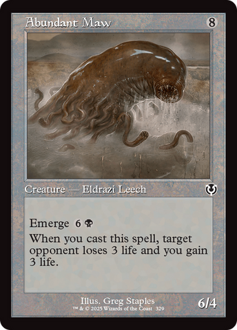 Abundant Maw (Retro Frame) [Innistrad Remastered] Magic: The Gathering
