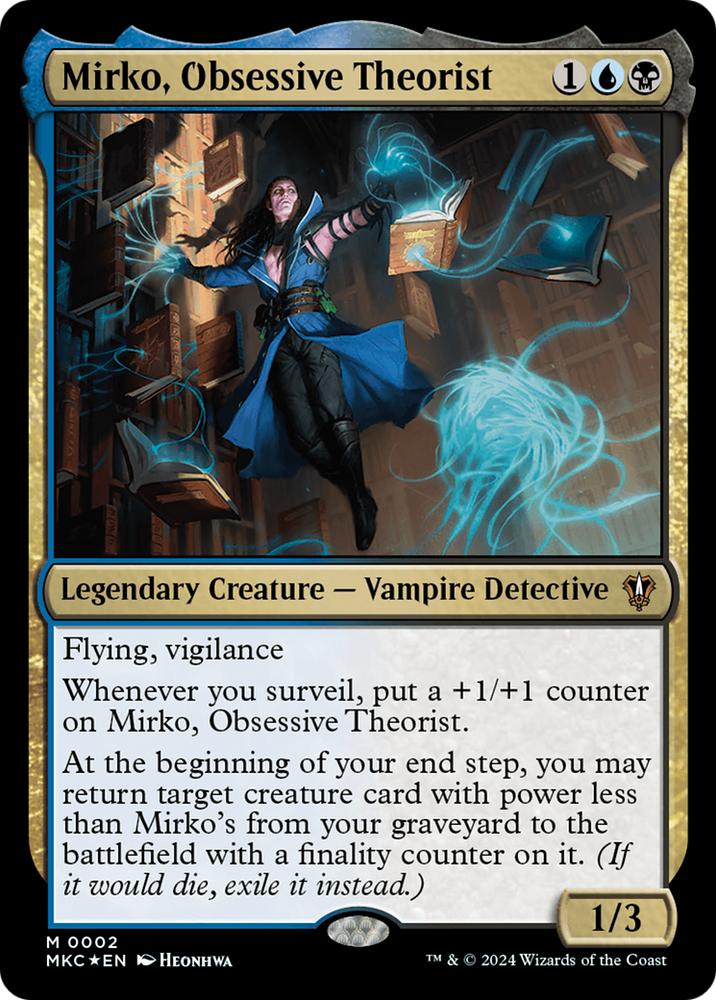 Mirko, Obsessive Theorist [Murders at Karlov Manor Commander] Magic: The Gathering