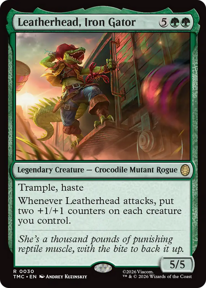 Leatherhead, Iron Gator [Teenage Mutant Ninja Turtles Commander] Magic: The Gathering