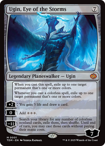 Ugin, Eye of the Storms [Tarkir: Dragonstorm] Magic: The Gathering