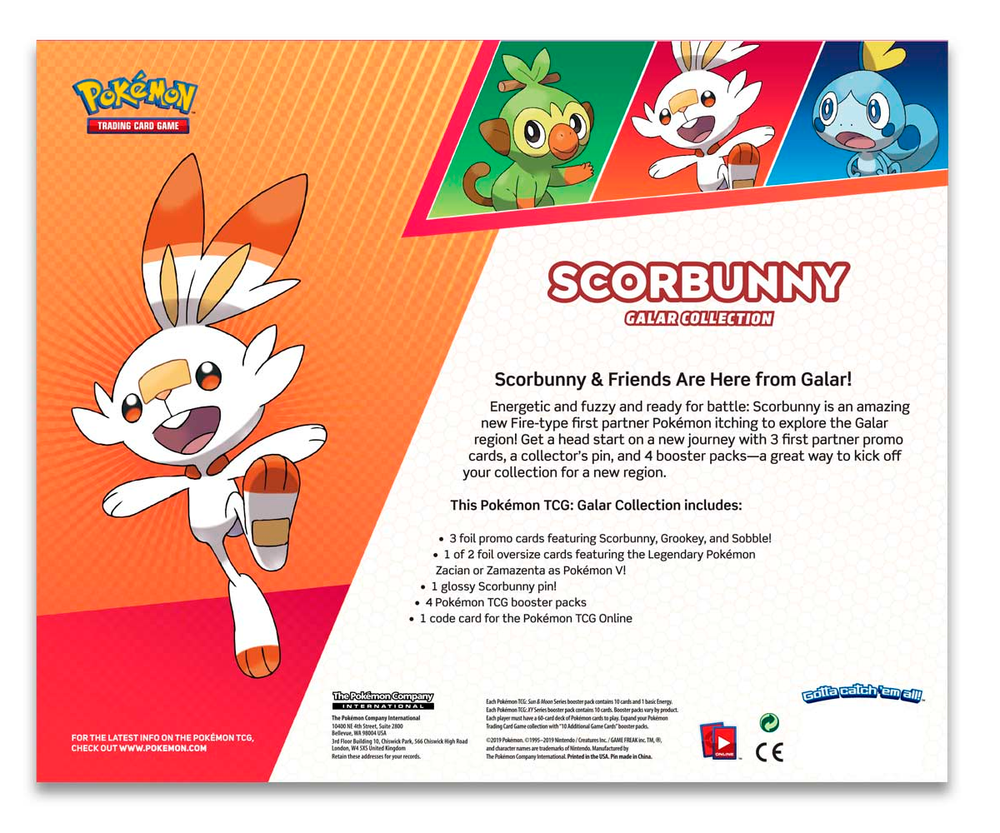 Galar Collection (Scorbunny/Zamazenta) Pokémon