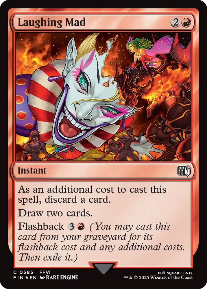 Laughing Mad (Surge Foil) [FINAL FANTASY] Magic: The Gathering