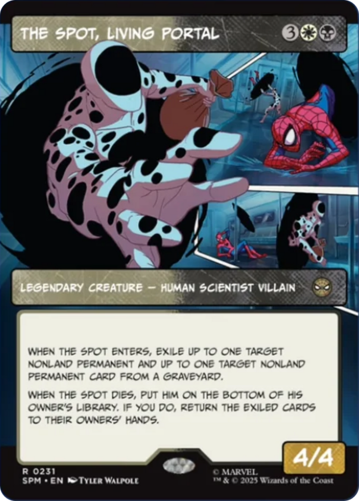 The Spot, Living Portal (Borderless) [Marvel's Spider-Man] Magic: The Gathering