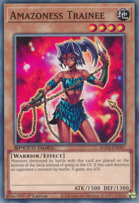 Amazoness Trainee [SGX3-END07] Common Yu-Gi-Oh!