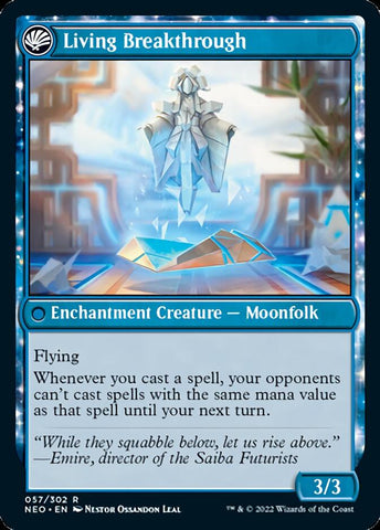 Inventive Iteration // Living Breakthrough [Kamigawa: Neon Dynasty] Magic: The Gathering