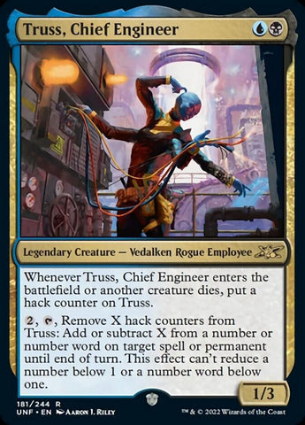 Truss, Chief Engineer [Unfinity] Magic: The Gathering