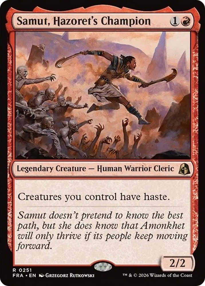 Samut, Hazoret's Champion [Reality Fracture] Magic: The Gathering