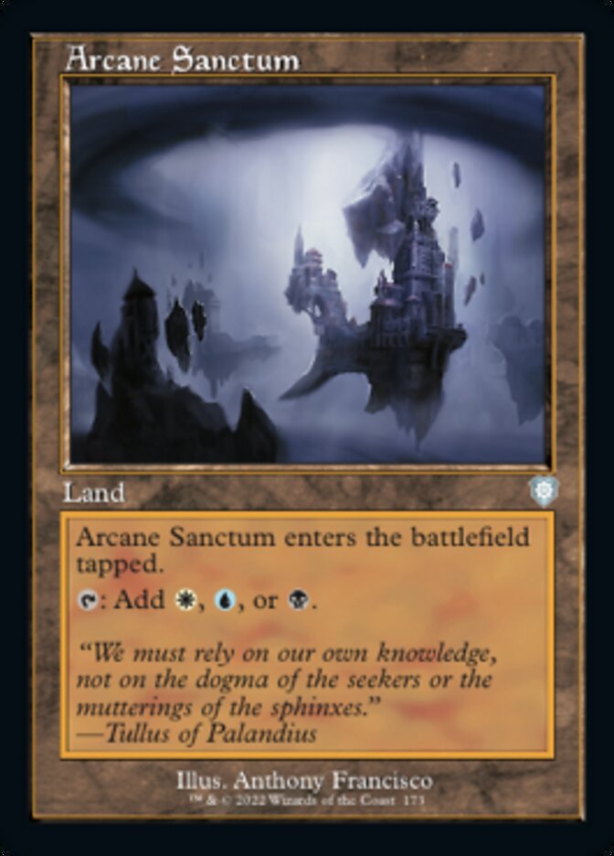 Arcane Sanctum (Retro) [The Brothers' War Commander] Magic: The Gathering