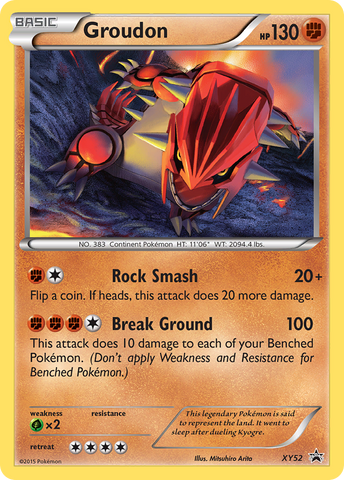 Groudon (XY52) [XY: Black Star Promos] Pokémon
