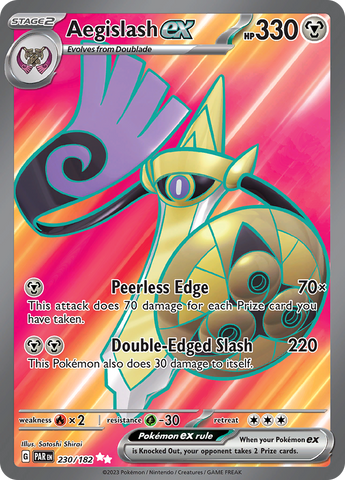 Aegislash ex (230/182) [Scarlet & Violet: Paradox Rift] Pokémon